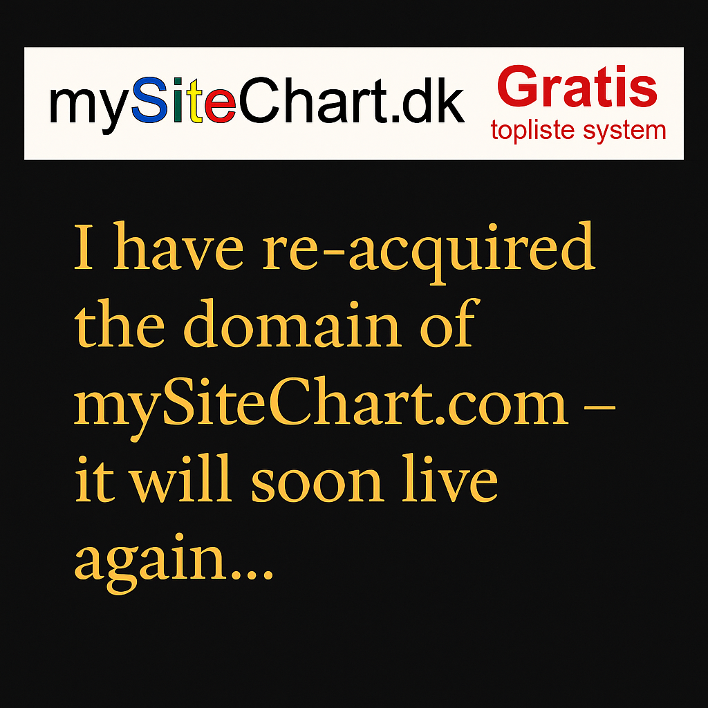 mySiteChart.dk